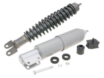 shock absorber kit front & rear phosphatized grey for LML Star, Deluxe, Vespa PX, PE
