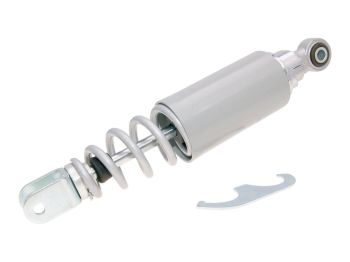 rear shock absorber Carbone Sport 285mm silver / grey for Aprilia Scarabeo 50 (Minarelli engine)