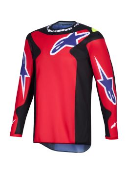 Alpinestars Jersey Fluid Grid Red/Black/Purple XXL