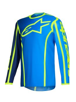 Alpinestars Jersey Fluid Apex Blue/Fluo Yellow XL