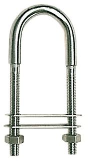 Osculati U-bolt AISI316 105mm w/two plates 75x40mm