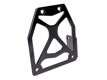 number plate holder 100x116 aluminium black