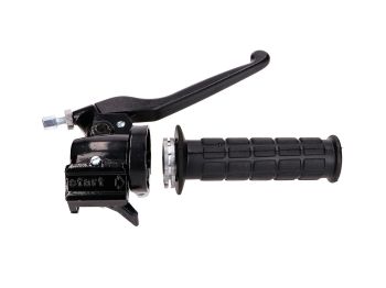 throttle grip fitting complete w/ brake lever for Simson S50, S51, S70, SR50, SR80