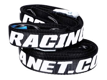 tie down strap set Racing Planet 35mm w/ hooks - 2 pieces