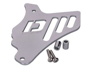 front sprocket cover Doppler silver for Minarelli AM, Generic, KSR-Moto, Keeway, Motobi, Ride