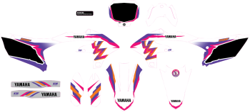 GRAPHIC KIT YZ RETRO YZF250