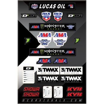 DECAL SHEET LOGOS