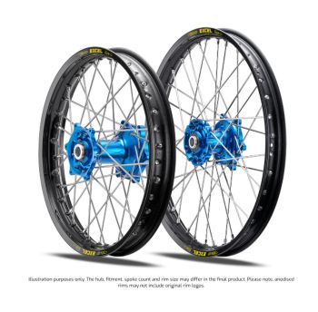 TALON Rear Wheel 19x2 15 Pro Billet EXCEL YZF250/450 09- Blue/black