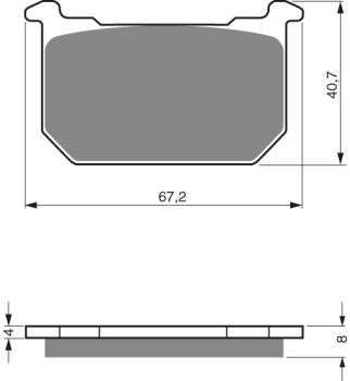 GOLDFREN Brake Pads 127 Ceramic carbon AD