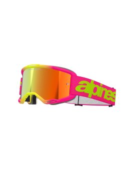 Alpinestars Goggle Vision 5 WORDMARK PINK FLUO YELLOW Mirror Red/