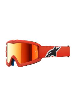 Alpinestars Goggle Vision YOUTH CORP ORANGE Mirror Red/