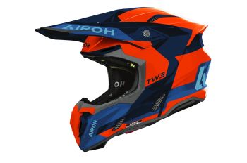 Airoh Helmet Twist 3 Fancy Orange/Blue gloss S