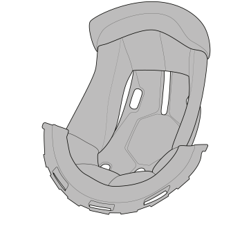 SIMPSON Venom Top Cap Padding