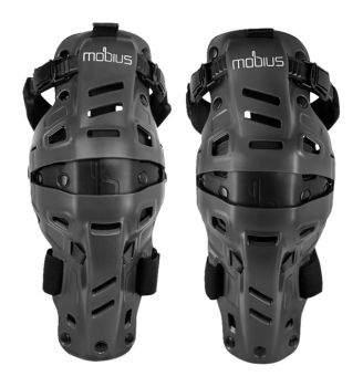 Mobius X8H Hybrid Knee Support storm grey/black S/M
