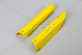 UFO Fork slider protectors RM125/250 07-12, RM-Z250/450 07- Yellow 102