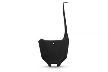 UFO Front number plate CRF250R/RX 2022- ,CRF450R/RX 2021- Black 001