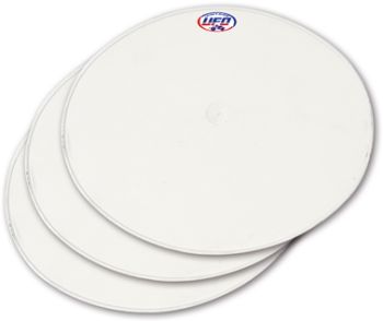 UFO Nummerpl?t veteran MX/Enduro 1970 3-pack vit