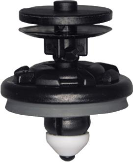 Keretüübel POM / PA 66 BLACK. 6Tk.