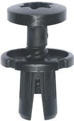 Keretüübel Ø 6,2 MM PA 6 / POM BLACK 20Tk.