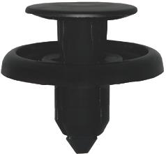 Plastneet Ø 7,0 MM PBT / POM BLACK. 10Tk.