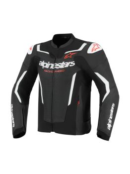 Alpinestars Leather Jacket GP Force v2 Airflow Black/White 50