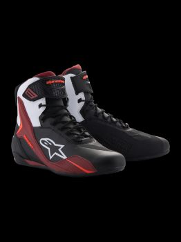 Alpinestars Shoe Faster-4 Black/White/Dark Red 40 (7,5)