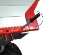 Ultratec Lift arm handle PVC black 20x125