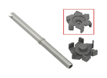 Bronco Waterpump shaft with impeller