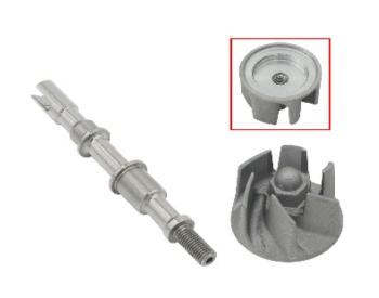 Bronco Waterpump shaft with impeller