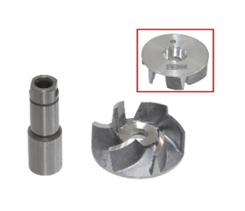 Bronco Waterpump shaft with impeller