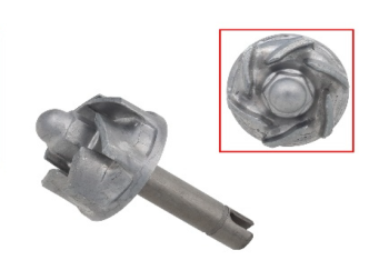 Bronco Waterpump shaft with impeller