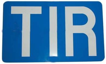 TIR-KLEEBIS 400X250 mm