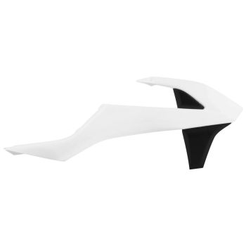Polisport radiator scoops KTM SX/SXF/XCF (16-18) OEM (17) white ktm/black (5)