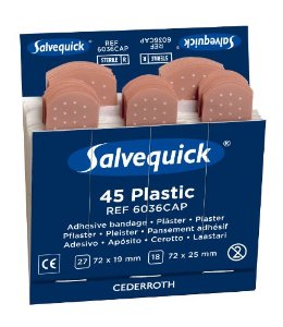 Plaastrite täitepakk 6x45 tk