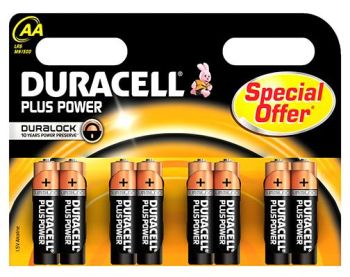 PATAREI, DURACELL, AA, 1,5V, 8TK