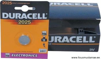 PATAREI DURACELL CR2025 2TK