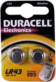 DURACEL PATAREI LR43
