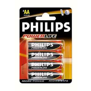 PATAREI AA 4TK.PHILIPS ALKALINE