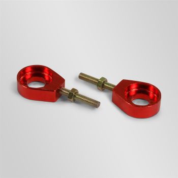 TENDEURS ALU DE CHAINE ROND - Ø12MM ROUGE