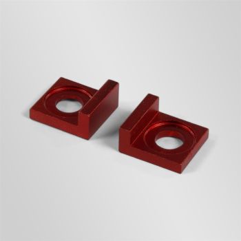 TENDEURS ALU DE CHAINE - Ø15MM ROUGE