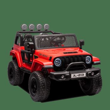 VOITURE ÉLECTRIQUE ENFANT JEEP GEOLAND V2 24V ROUGE