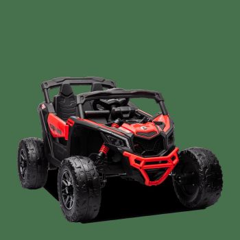 BUGGY ÉLECTRIQUE ENFANT CAN AM MAVERICK UTV ROUGE