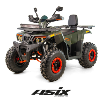 Keturratis Asix Ranger Plieninis 250cc
