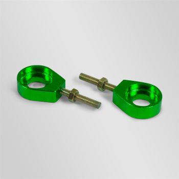 TENDEURS ALU DE CHAINE ROND - Ø15MM VERT
