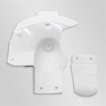 GARDE-BOUE ARRIÈRE INFERIEUR + BAVETTE RXF MINI BLANC