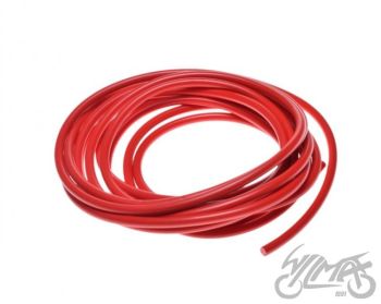 Süütepooli juhe, 5 meetrit, (DIAM. 6,5 mm), - punane
