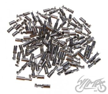 Klemm, emase pistikuga 4,0 mm (ümmargune), 100 tk pakis