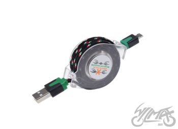 Telefoni laadija MICRO USB CORD SAMSUNG SONY LG W/WINCH 1m