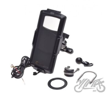 Telefonikinnitus juhtrauale kinnitusega