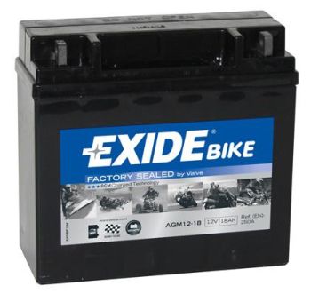 AKU EXIDE 12V AGM 18Ah 190A(EN) 181x77x167 -/+